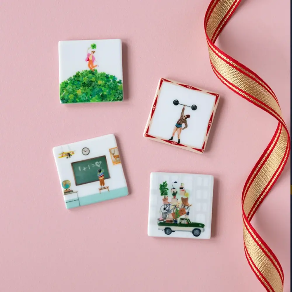 Storytiles Storytiles - tegel magneet - the next step (6x6 cm) Storytiles Storytiles - tegel magneet - the next step (6x6 cm)