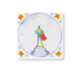 Storytiles Storytiles - tegel magneet - superman (6x6 cm)