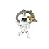 Metalmorphose - sleutelhanger - white astronaut Metalmorphose - sleutelhanger - white astronaut