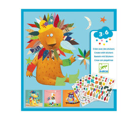 Djeco Djeco - stickers plakken - dieren