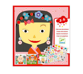 Djeco Djeco - stickers plakken - allemaal anders