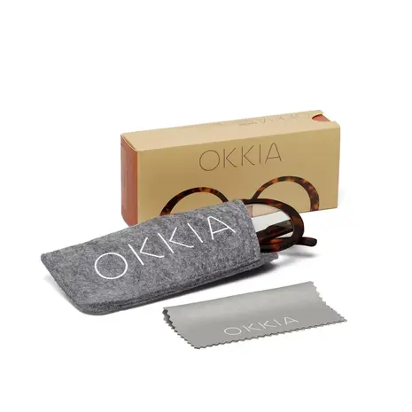 Okkia Okkia - leesbril laura - rond - classic havana