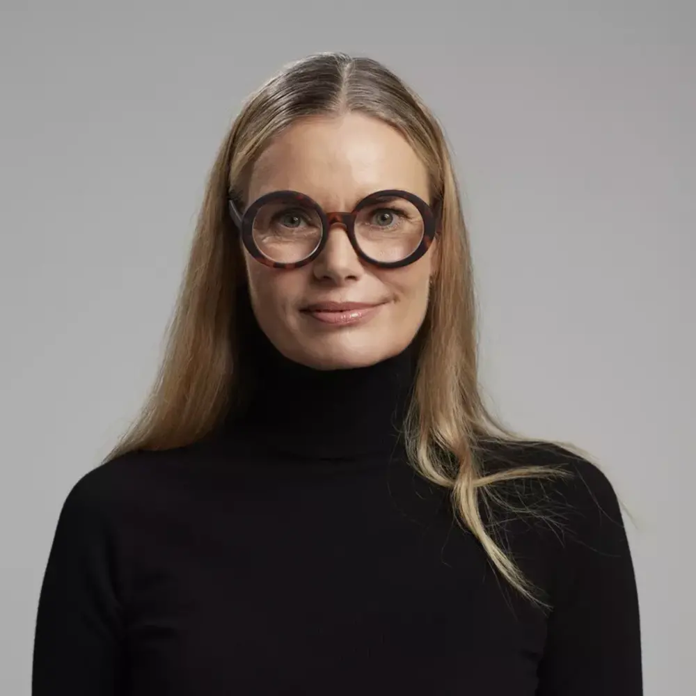 Okkia Okkia - leesbril laura - rond - classic havana