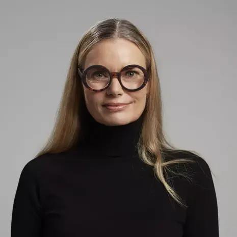 Okkia Okkia - leesbril laura - rond - classic havana