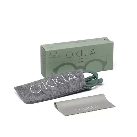 Okkia Okkia - leesbril lauro - rond - green sage Okkia Okkia - leesbril lauro - rond - green sage