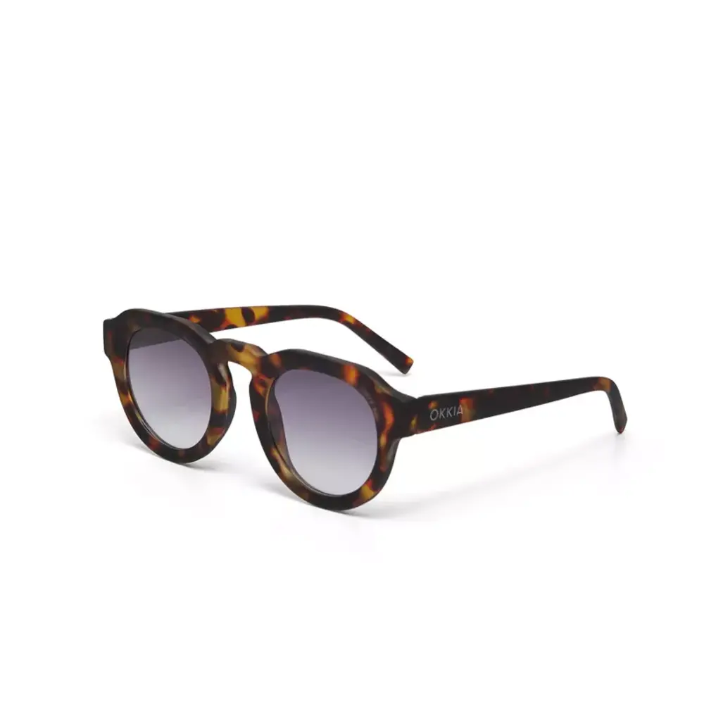 Okkia Okkia - zonnebril zeno - rond - classic havana Okkia Okkia - zonnebril zeno - rond - classic havana