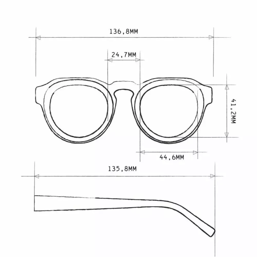 Okkia Okkia - zonnebril zeno - rond - green sage