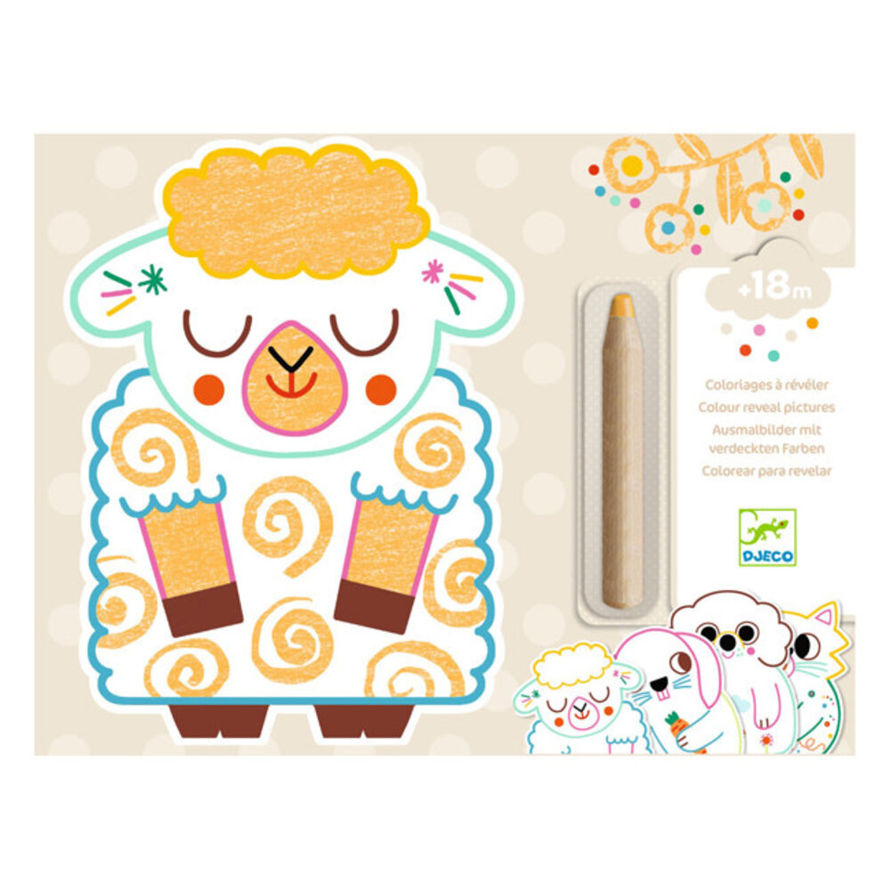 Djeco Djeco - magische kleurplaten - dieren Djeco Djeco - magische kleurplaten - dieren