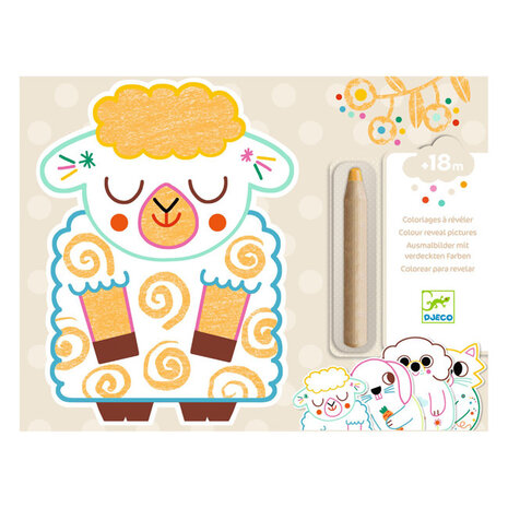 Djeco Djeco - magische kleurplaten - dieren Djeco Djeco - magische kleurplaten - dieren