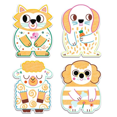 Djeco Djeco - magische kleurplaten - dieren Djeco Djeco - magische kleurplaten - dieren