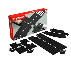 Way to play Way to play - flexibele autobaan - ringroad (12 stuks)