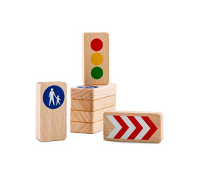 Way to play Way to play - road blocks - verkeersborden Way to play Way to play - road blocks - verkeersborden