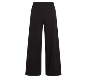 King Louie King Louie - border palazzo cropped pants milano crepe - black King Louie King Louie - border palazzo cropped pants milano crepe - black