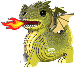 Eugy Eugy - 3d model - draak groen (nr 024)
