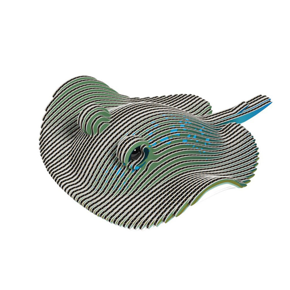 Eugy Eugy - 3d model - pijlstaartrog (nr 102) Eugy Eugy - 3d model - pijlstaartrog (nr 102)