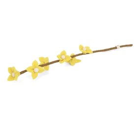 Gry & Sif Gry & sif - bloementak vilt - light yellow