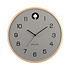 Karlsson - wandklok - natural cuckoo - mouse grey Karlsson - wandklok - natural cuckoo - mouse grey