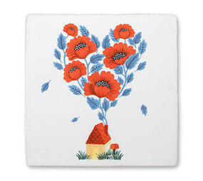 Storytiles Storytiles - tegel small - where there's love (10x10 cm)