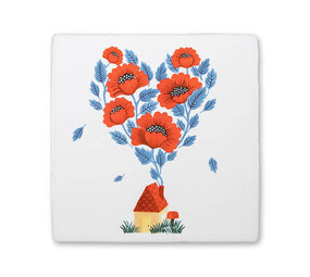 Storytiles Storytiles - tegel small - where there's love (10x10 cm) Storytiles Storytiles - tegel small - where there's love (10x10 cm)
