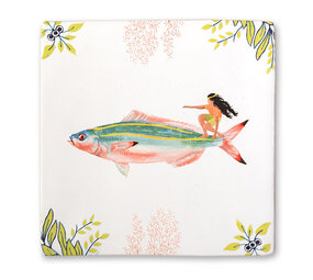 Storytiles Storytiles - tegel small - riding the waves (10x10 cm)