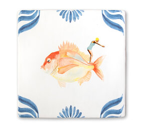 Storytiles Storytiles - tegel small - dive fearlessly (10x10 cm)