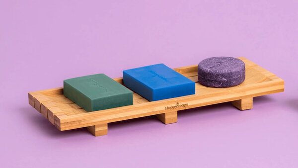 HappySoaps Happysoaps - accessoire - zeephouder bamboe (groot)