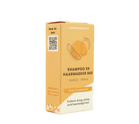 Shampoo bars SB - mini shampoo & haarmasker - mango papaja