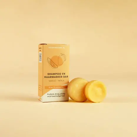 Shampoo bars SB - mini shampoo & haarmasker - mango papaja