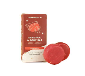 Shampoo bars SB - mini shampoo & body bar - appel kaneel Shampoo bars SB - mini shampoo & body bar - appel kaneel