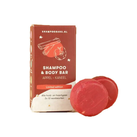 Shampoo bars SB - mini shampoo & body bar - appel kaneel Shampoo bars SB - mini shampoo & body bar - appel kaneel
