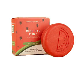 Shampoo bars SB - kids bar 2 in 1 - watermeloen