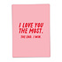 Kaart blanche - wenskaart - love you the most Kaart blanche - wenskaart - love you the most
