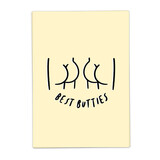 Kaart Blanche Kaart blanche - wenskaart - best butties Kaart Blanche Kaart blanche - wenskaart - best butties