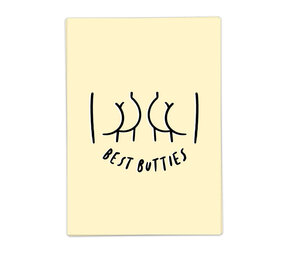 Kaart Blanche Kaart blanche - wenskaart - best butties Kaart Blanche Kaart blanche - wenskaart - best butties