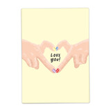 Kaart Blanche Kaart blanche - wenskaart - gen Z love Kaart Blanche Kaart blanche - wenskaart - gen Z love
