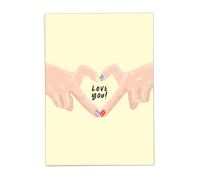 Kaart Blanche Kaart blanche - wenskaart - gen Z love Kaart Blanche Kaart blanche - wenskaart - gen Z love