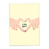 Kaart blanche - wenskaart - gen Z love Kaart blanche - wenskaart - gen Z love