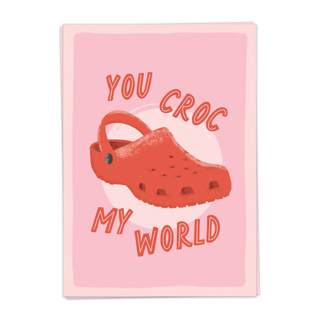 Kaart Blanche Kaart blanche - wenskaart - croc my world Kaart Blanche Kaart blanche - wenskaart - croc my world