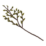 Gry & Sif Gry & sif - tak - groene blaadjes Gry & Sif Gry & sif - tak - groene blaadjes