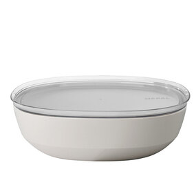 Mepal Mepal - silueta serveerschaal 4000 ml (met deksel) - nordic white