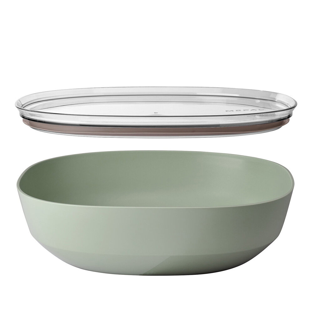 Mepal Mepal - silueta serveerschaal 4000 ml (met deksel) - zachtgroen Mepal Mepal - silueta serveerschaal 4000 ml (met deksel) - zachtgroen