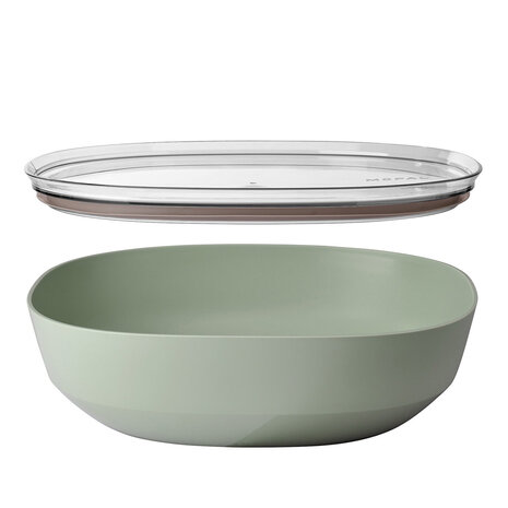 Mepal Mepal - silueta serveerschaal 4000 ml (met deksel) - zachtgroen Mepal Mepal - silueta serveerschaal 4000 ml (met deksel) - zachtgroen