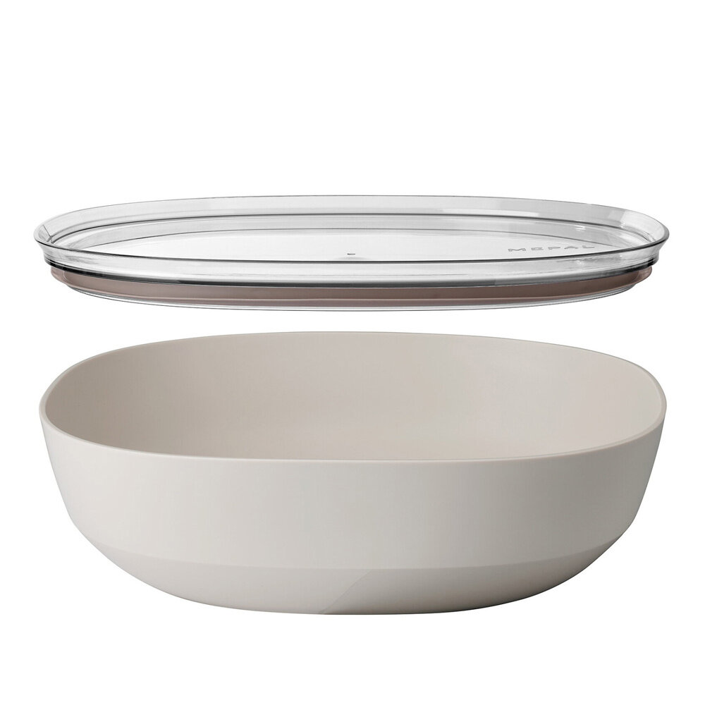 Mepal Mepal - silueta serveerschaal 4000 ml (met deksel) - wit