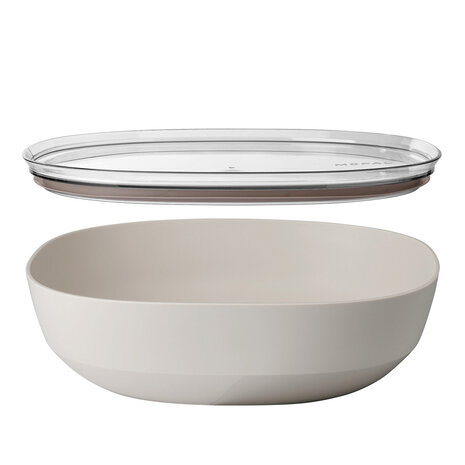 Mepal Mepal - silueta serveerschaal 4000 ml (met deksel) - wit