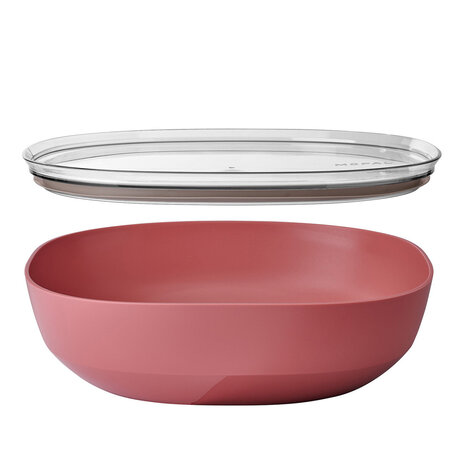 Mepal Mepal - silueta serveerschaal 4000 ml (met deksel) - oudroze Mepal Mepal - silueta serveerschaal 4000 ml (met deksel) - oudroze