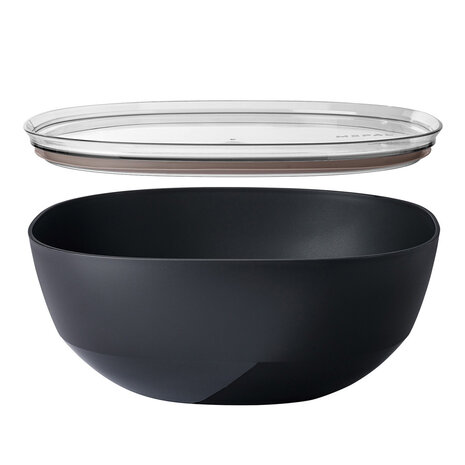 Mepal Mepal - silueta serveerschaal 5000 ml (met deksel) - zwart Mepal Mepal - silueta serveerschaal 5000 ml (met deksel) - zwart