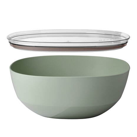 Mepal Mepal - silueta serveerschaal 5000 ml (met deksel) - zachtgroen Mepal Mepal - silueta serveerschaal 5000 ml (met deksel) - zachtgroen