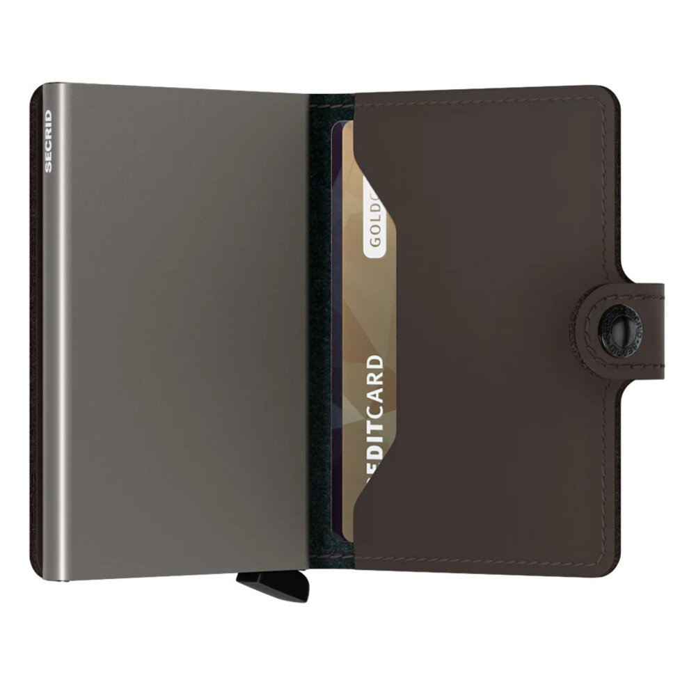 Secrid Secrid - miniwallet matte - truffle bruin Secrid Secrid - miniwallet matte - truffle bruin