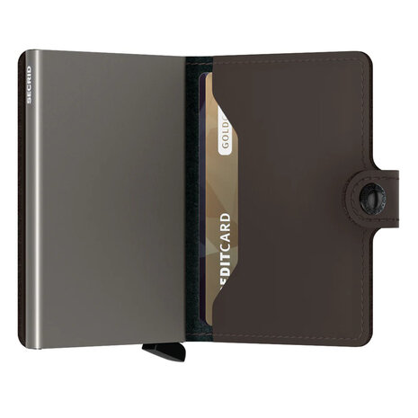 Secrid Secrid - miniwallet matte - truffle bruin Secrid Secrid - miniwallet matte - truffle bruin