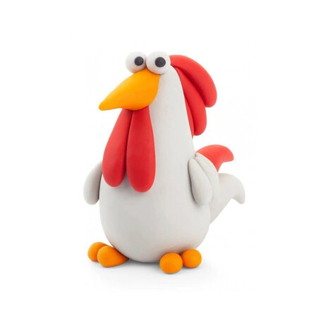 Hey Clay Hey Clay - boetseerklei - haan (3 potjes) Hey Clay Hey Clay - boetseerklei - haan (3 potjes)